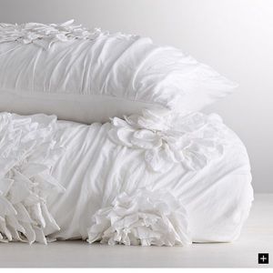 RH Baby Toddler quilt & sham - White