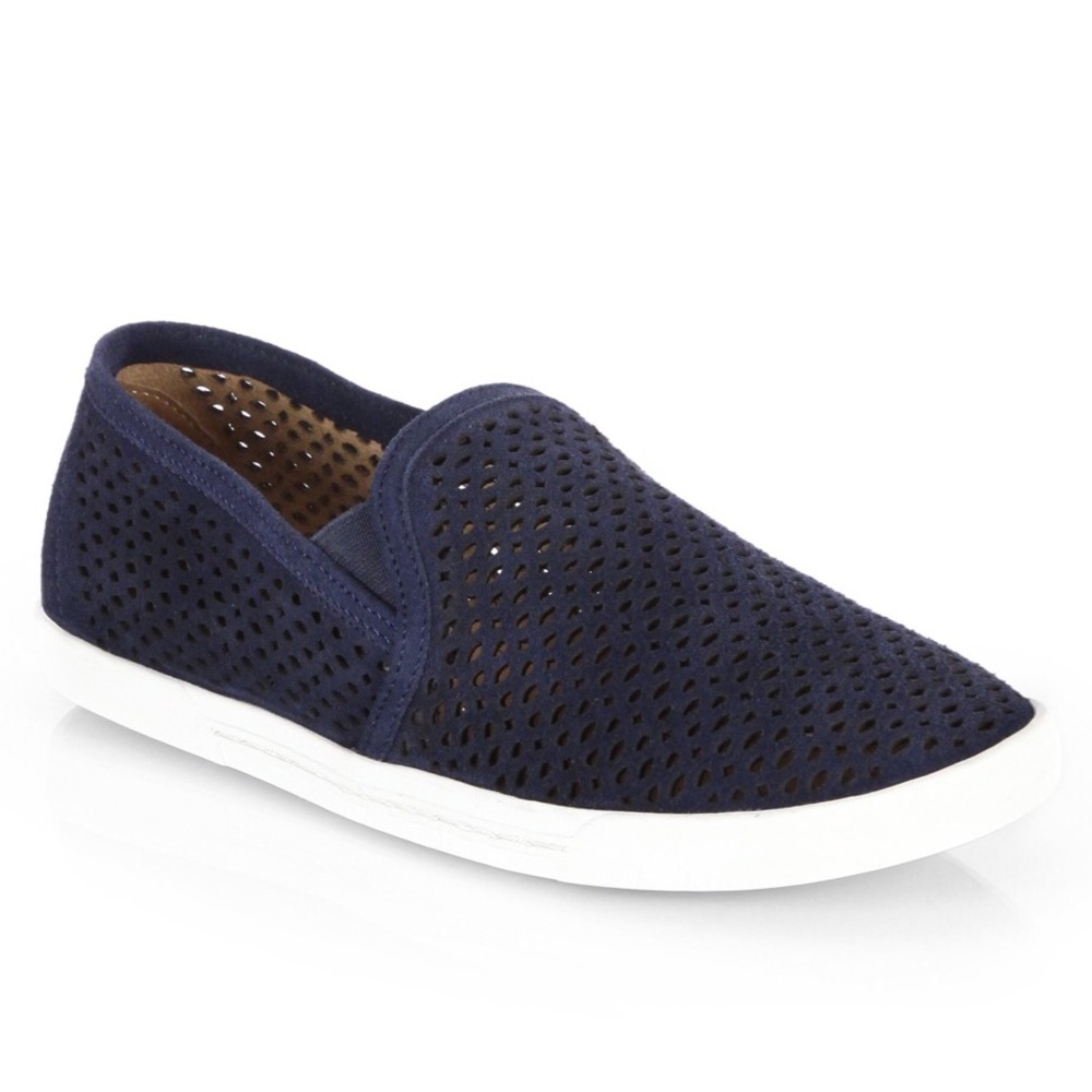 Joie Perforated Suede Slip On