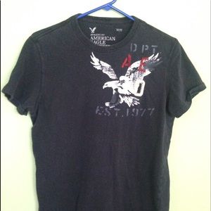 Men's American Eagle balck t-shirt size S/P