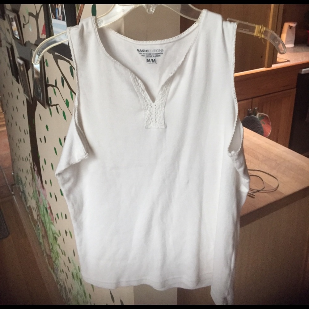 Clean white T-shirt