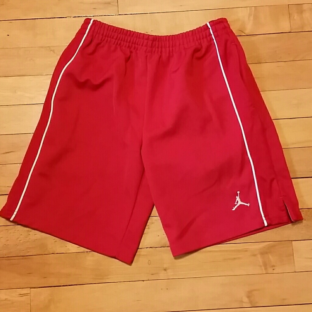 Air Jordan Kids Athletic Short Red  Size S
