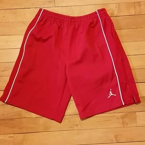 Air Jordan Kids Athletic Short Red  Size S