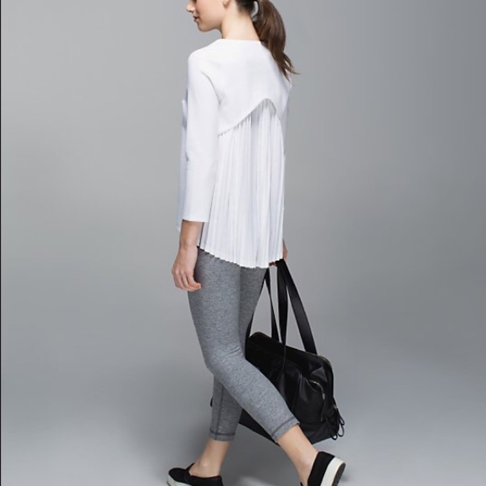 LuluLemon shirt with pleated back