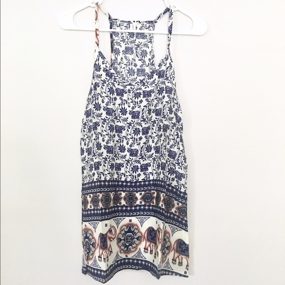 Last one🎉HP🍃Boho Print Mini dress/Tunic/cover-up - Picture 2 of 4