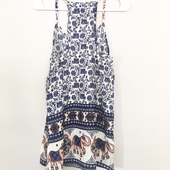 Last one🎉HP🍃Boho Print Mini dress/Tunic/cover-up - Picture 4 of 4