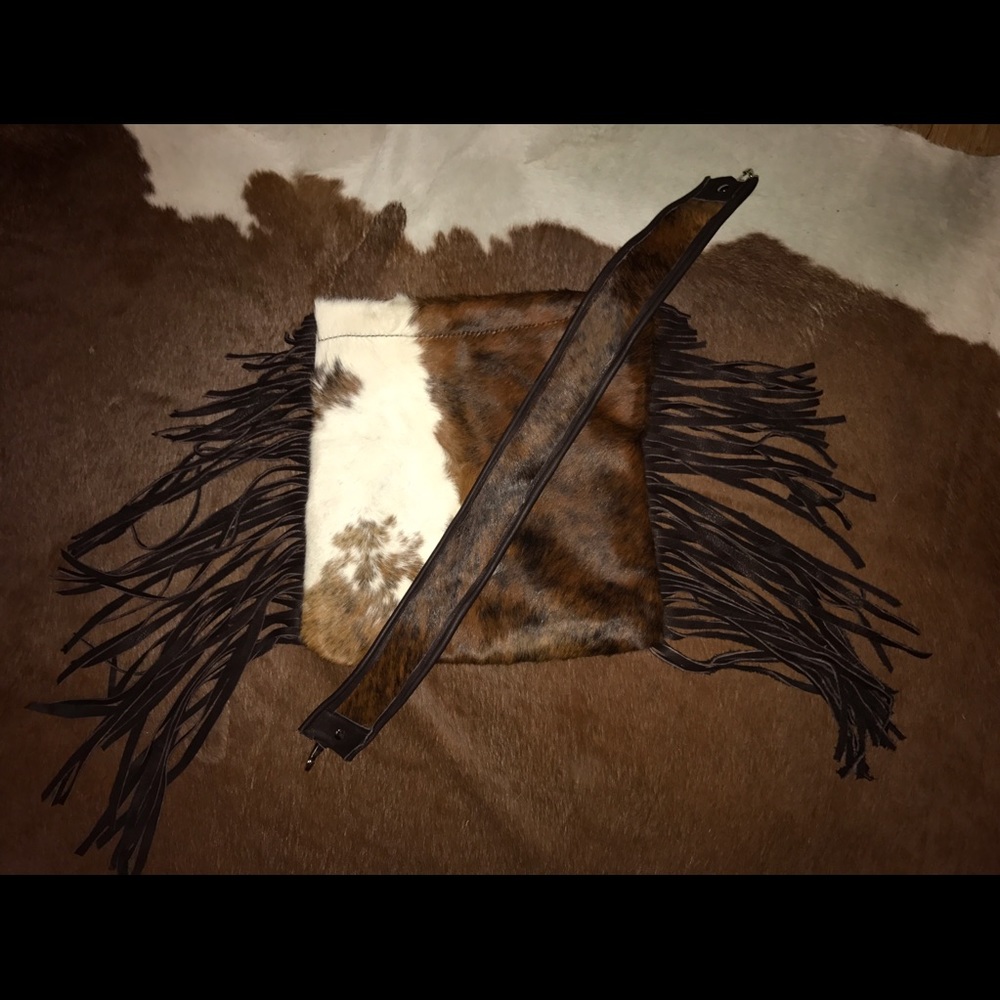 Handmade cowhide purse