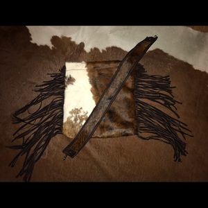 Handmade cowhide purse