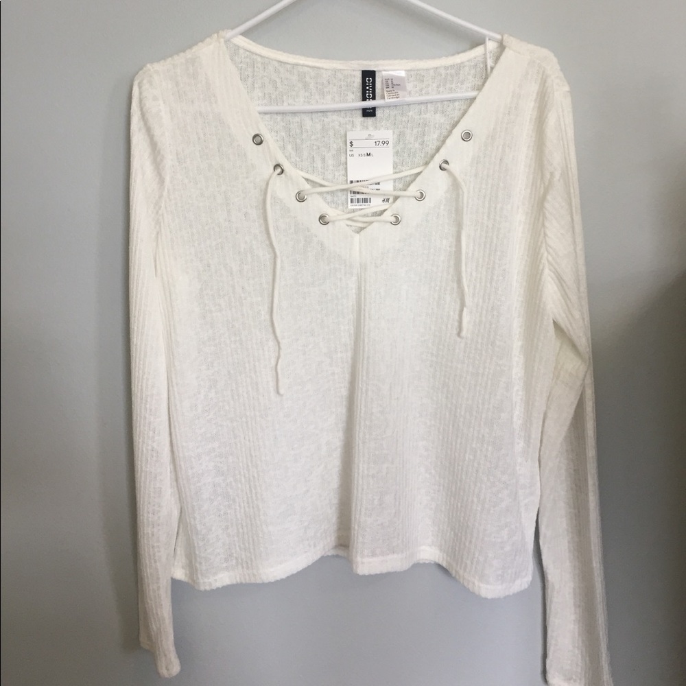 White Tie Long Sleeve