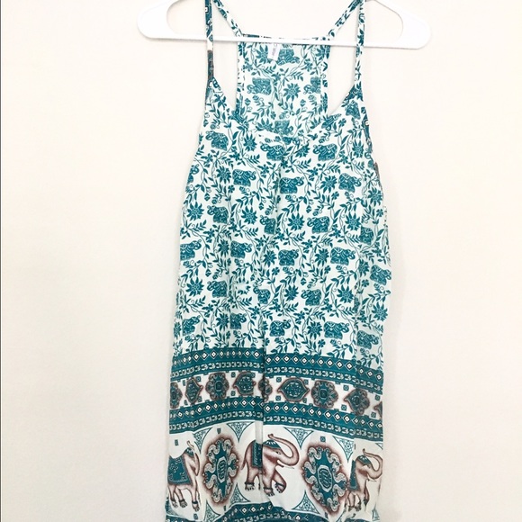 Last one! 🍃Boho Print Mini dress/Tunic/cover-up - Picture 3 of 5