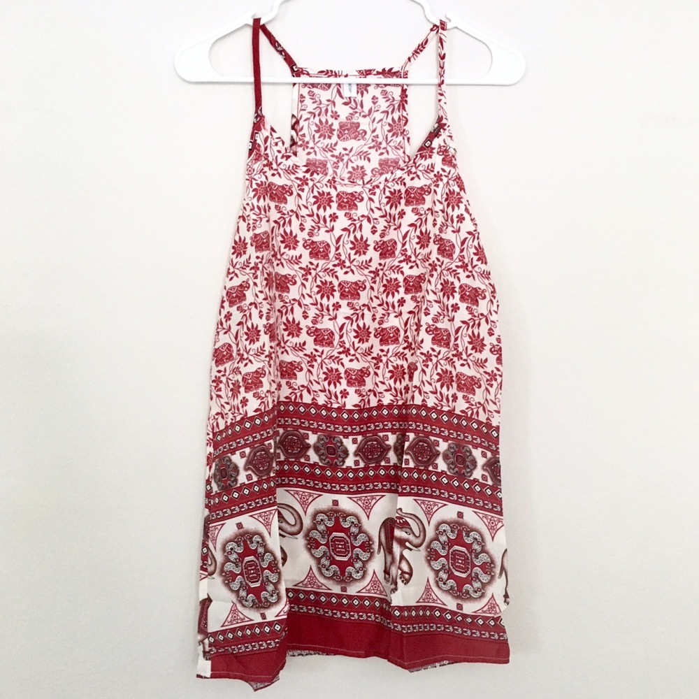 Moving sale!🍃Boho Print Mini dress/Tunic/cover-up - Picture 3 of 5