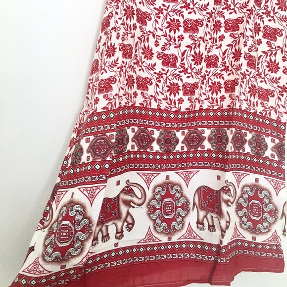 Moving sale!🍃Boho Print Mini dress/Tunic/cover-up - Picture 4 of 5