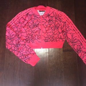 Red and Black Adidas Jogger