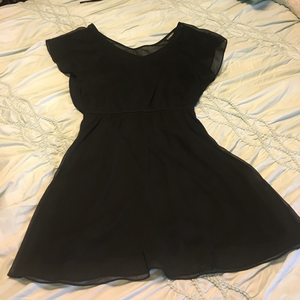 Express Chiffon Slip Dress-Medium
