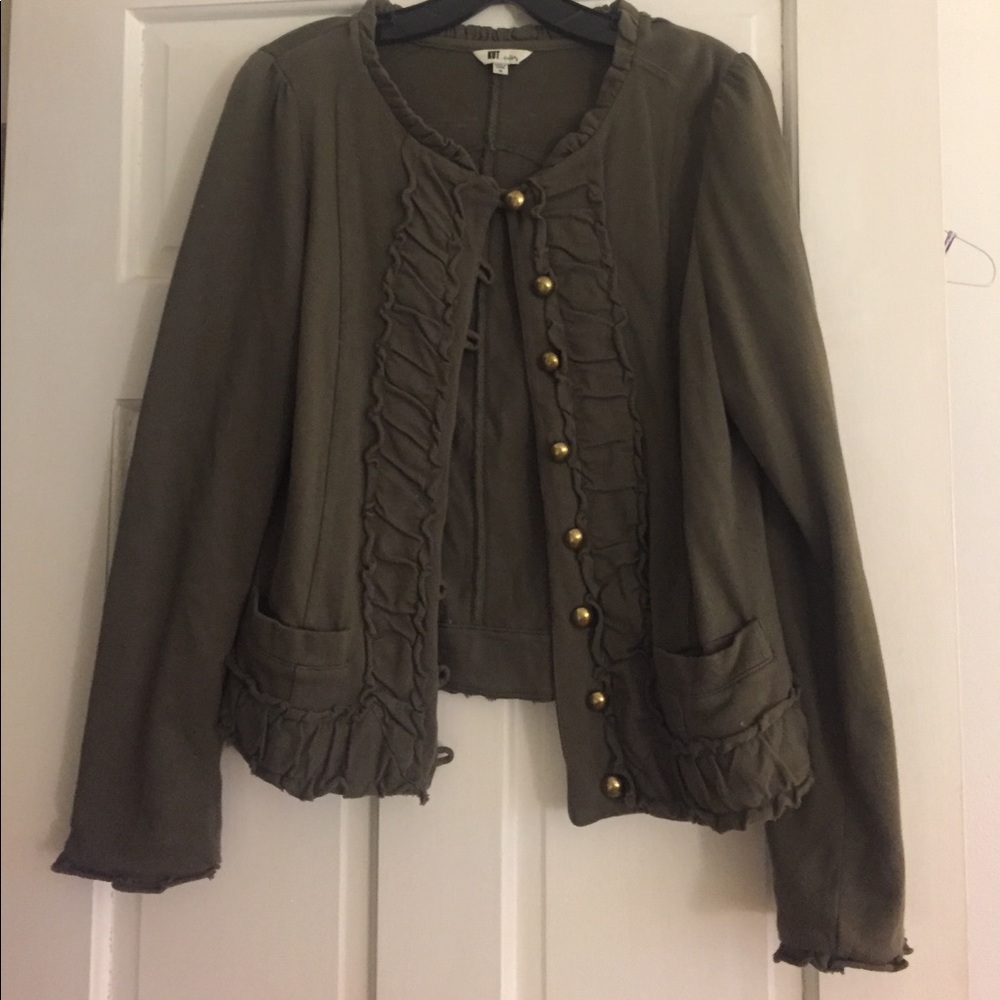 Army green blazer