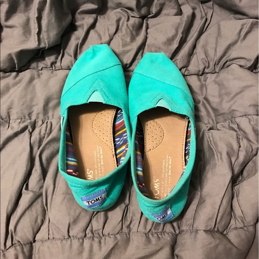 Tom's Turquoise Shoes