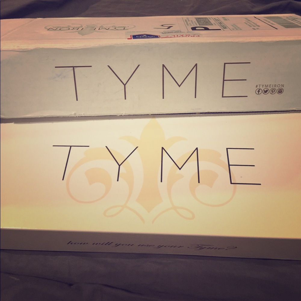 TYME hair styling iron