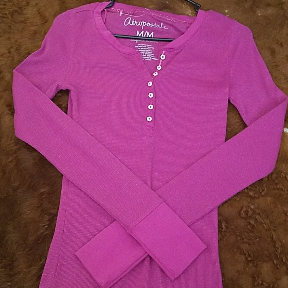 Pink long sleeve t
