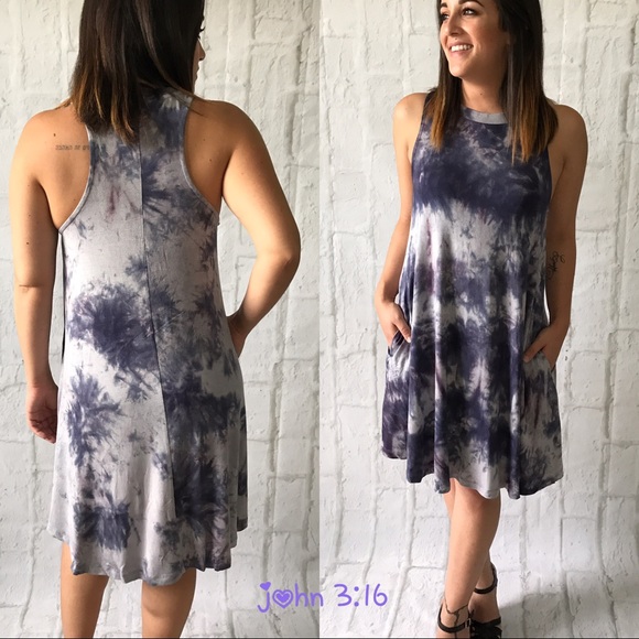 Tie dye sleeveless dress - Picture 5 of 5