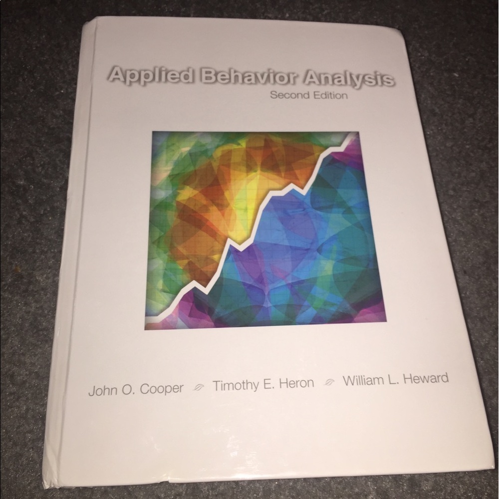 Applied behavioral analysis textbook