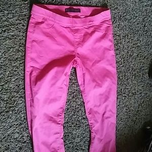 Hot Pink jeggings NWOT