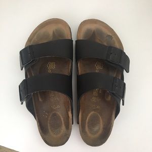 Black Arizona Birkenstocks