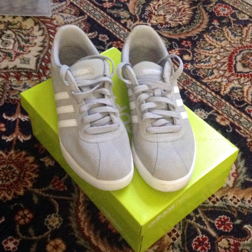 adidas neo grey sneakers