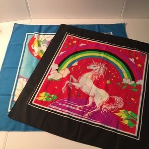 Hot topic unicorn handkerchief set