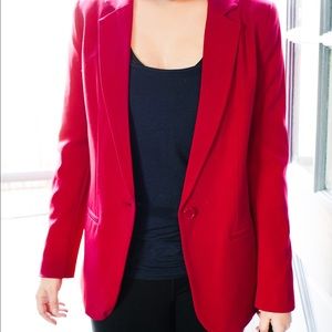 Forever 21 Long Red Blazer