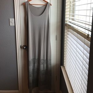 Grey maxi dress