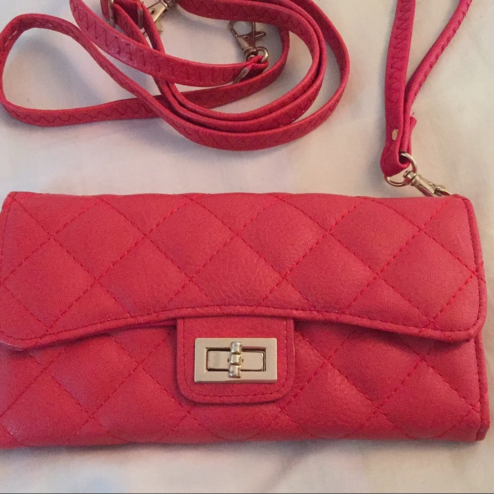 Orange wristlet