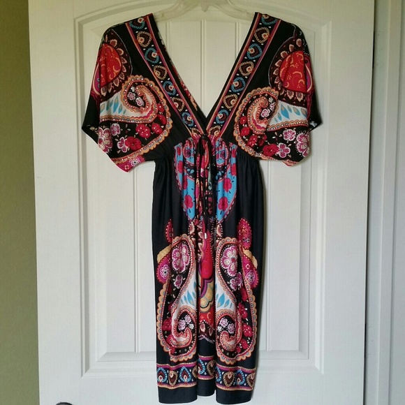 SOLD! Urban Mango Paisley Tunic Dress SOLD! - Picture 2 of 6