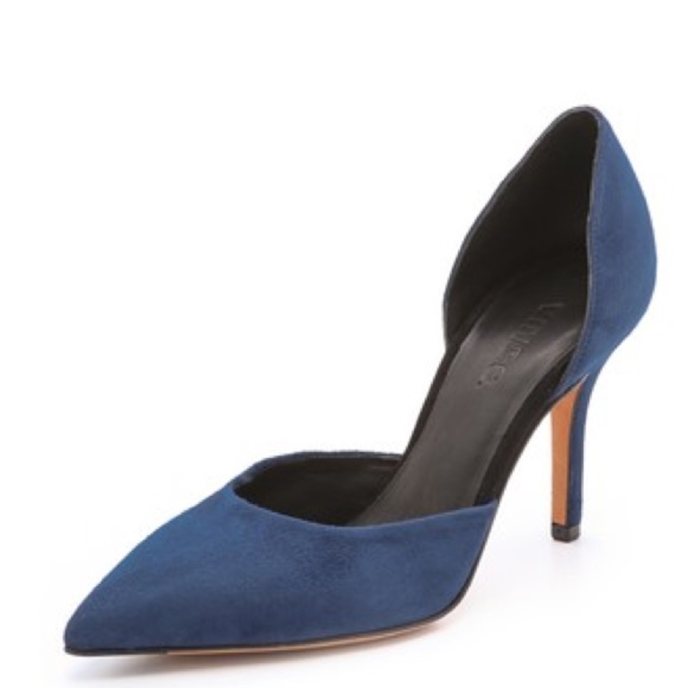 VINCE Blue Suede Heel size 9