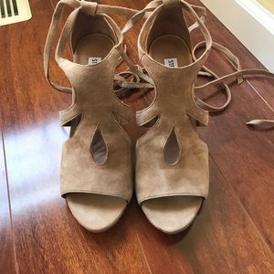 Steve Madden lace up heels