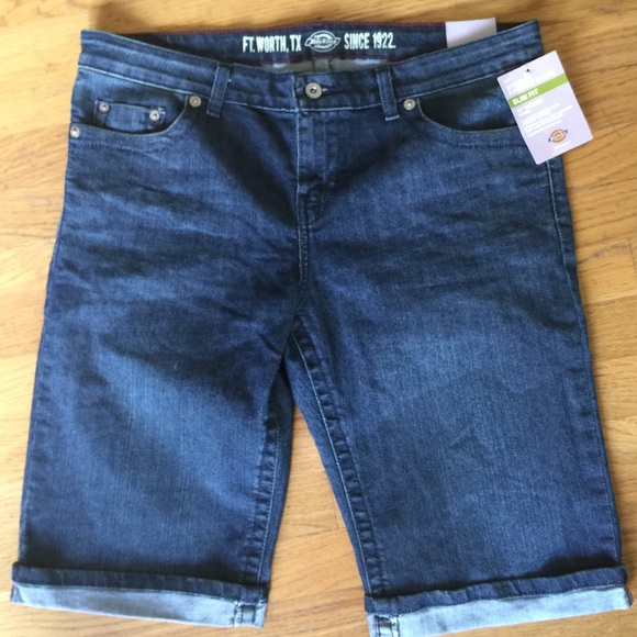 Dickies Pants - 🆕DICKIES Stretch "Slim Fit" Blue Jean Shorts