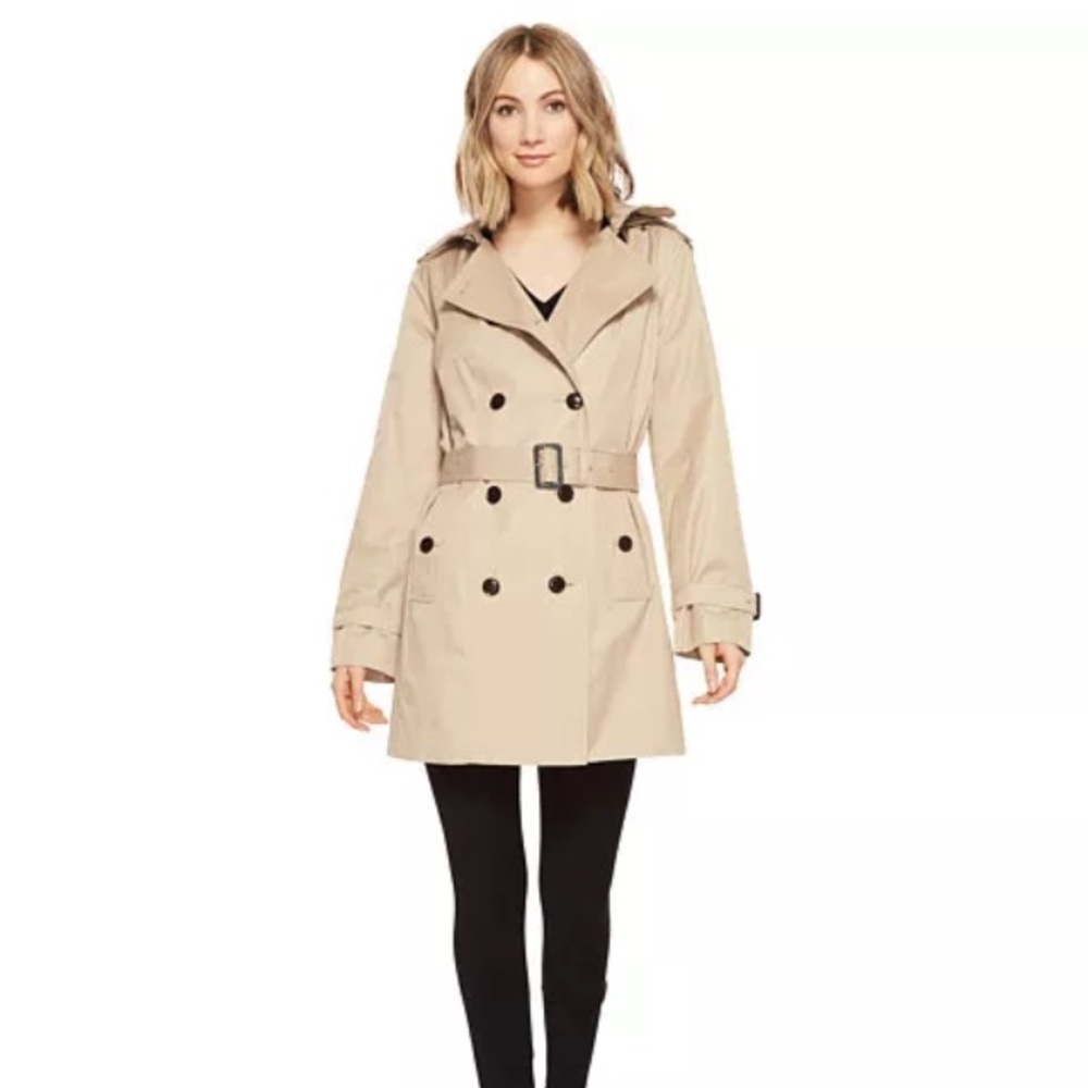 Michael kors double breasted trench coat