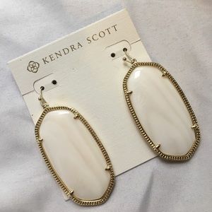 Kendra Scott White Mother of Pearl Danielle