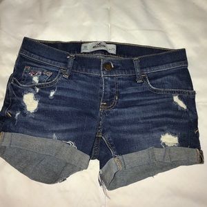 Hollister jean shorts