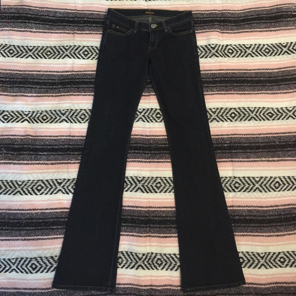 Killah by Miss Sixty Dark Wash Skinny Flare Jeans