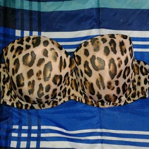 PINKK Leopard Printed Strapless Bra *Never Worn*