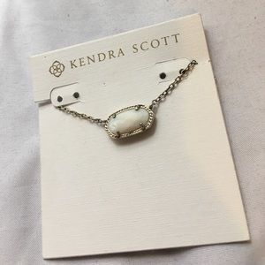 White Kendra Scott Elisa Necklace