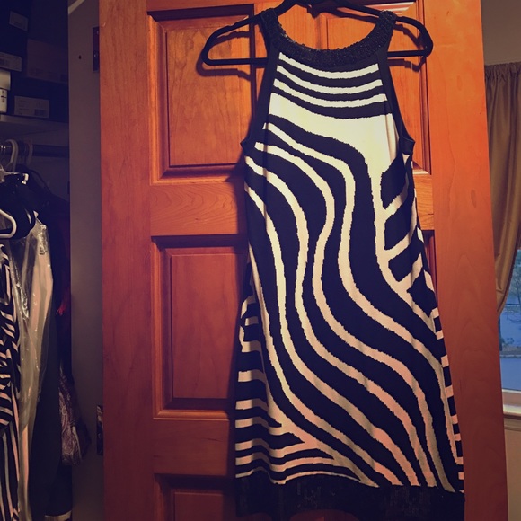 INC Petite Zebra Dress!! - Picture 4 of 5