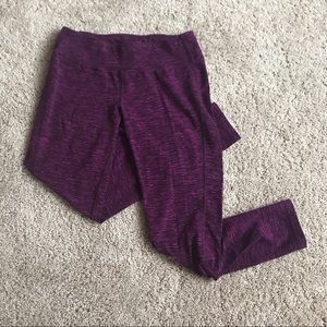 Purple Reebok work out pants size L