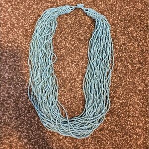 Turquoise bead necklace