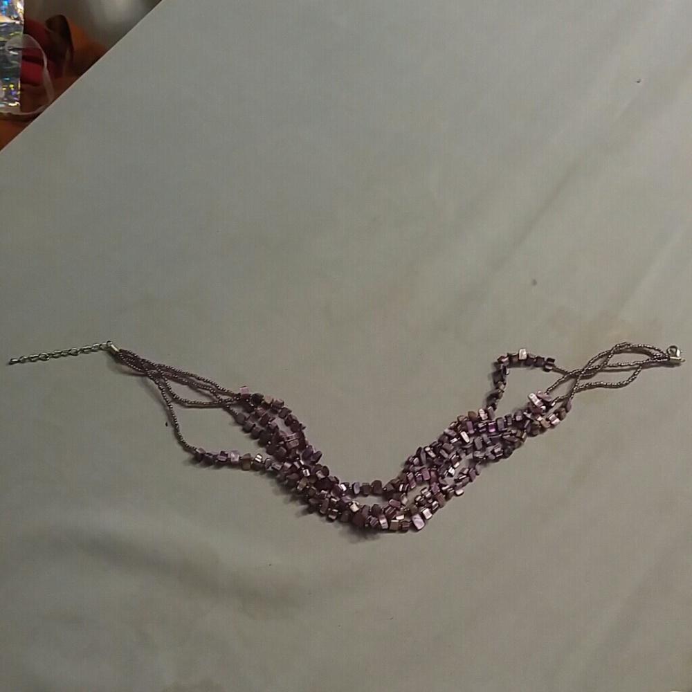 Purple necklace