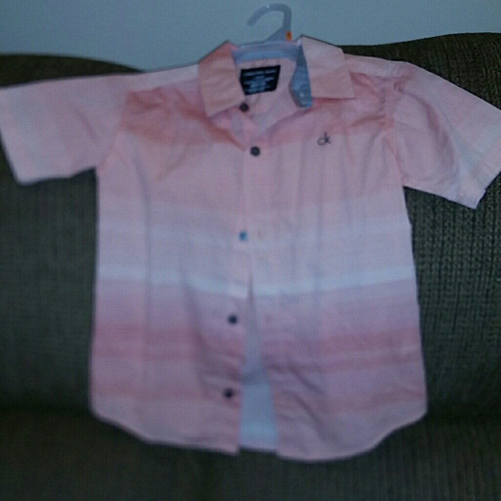 Boys Calvin Klein button up dress shirt.