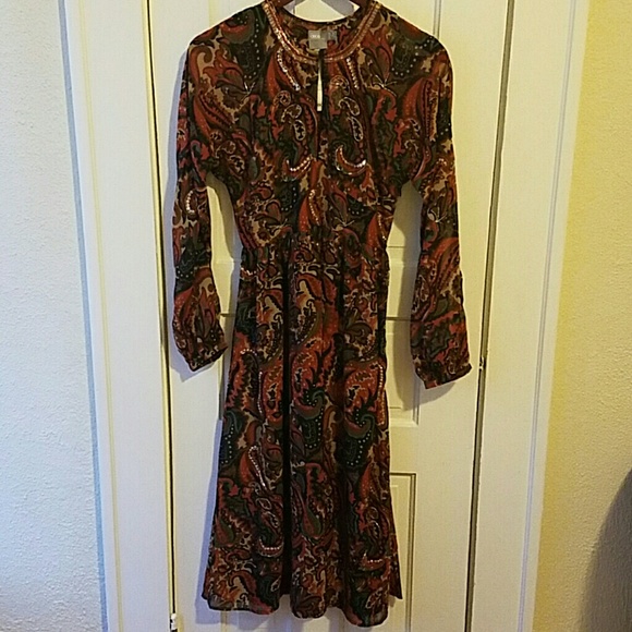 NWT Asos Folk Print Midi Dress - Picture 2 of 8