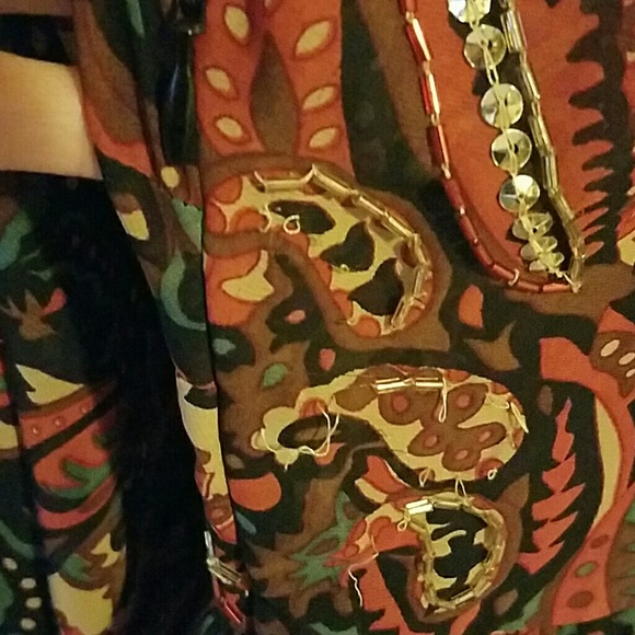 NWT Asos Folk Print Midi Dress - Picture 7 of 8