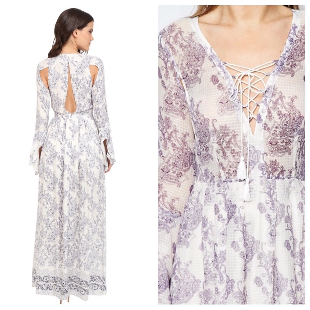 Jetset Diaries Infinity plunging V-neck boho maxi - Picture 6 of 8