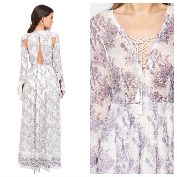 Jetset Diaries Infinity plunging V-neck boho maxi - Picture 6 of 8
