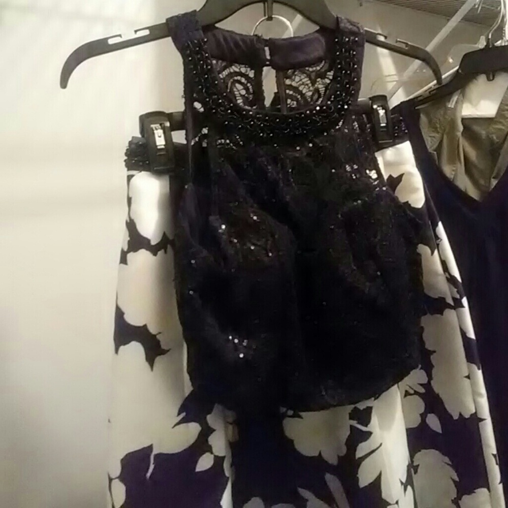 2 piece prom dress